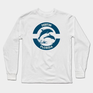 Destin, Florida Dolphin Long Sleeve T-Shirt